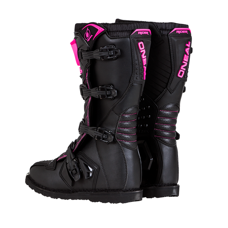 Load image into Gallery viewer, O&#39;NEAL Women&#39;s Rider Boots Black/Pink
