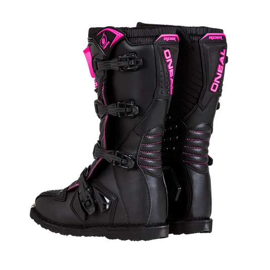 O'NEAL Women's Rider Boots Black/Pink