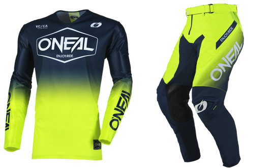 O'Neal Mayhem Hexx V.25 Blue / Neon Pants & Jersey Gearset