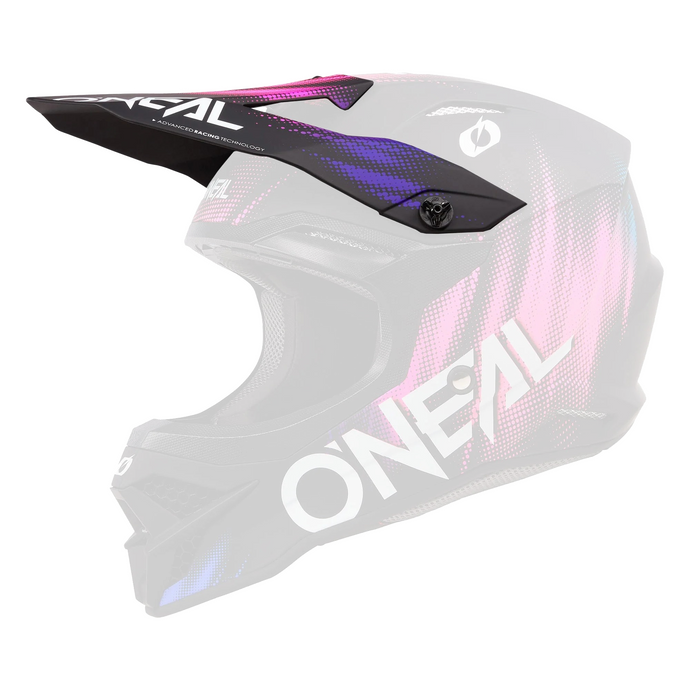 Replacement O'Neal 3 SRS Voltage Black/Pink Helmet Visor